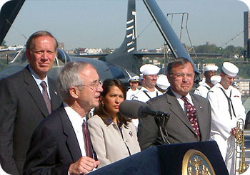USS New York Naming at Intrepid Museum